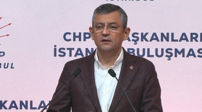 CHP lideri Özel: Başarmaya mecbur olduğumuz bir süreci yöneteceğiz