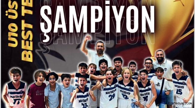 Mavişehir Spor Kulübü U10 Basketbol A Takımı İzmir Üst Lig Şampiyonu Oldu